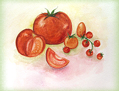 food art painting of tomatoes for soups and chili recipes site